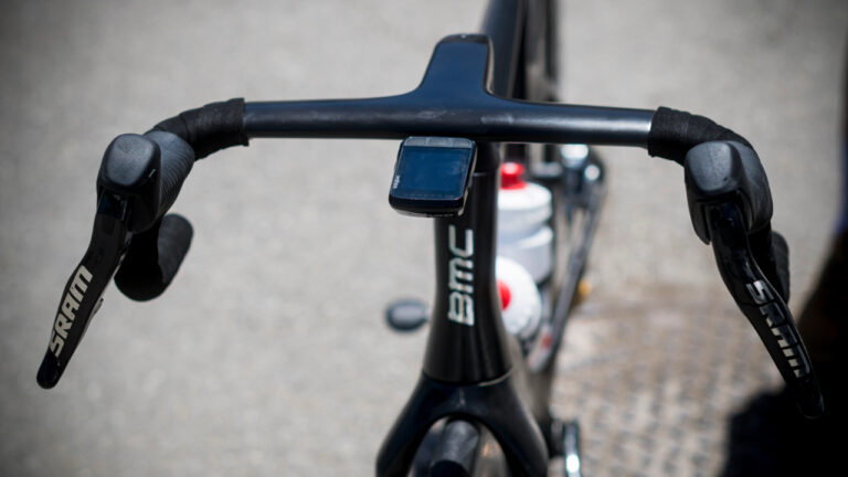 Michael Storer BMC Timemachine cockpit and bike computer