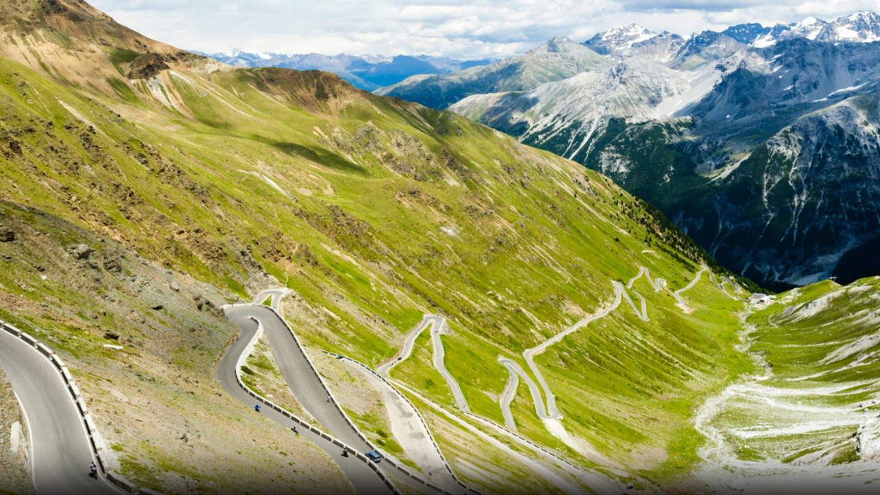 Passo Stelvio route on Rouvy