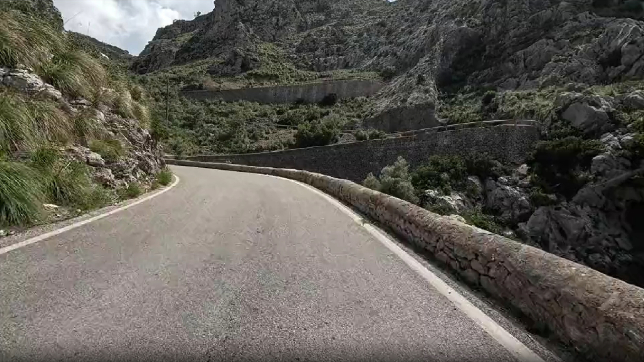 Sa Calobra Mallorca route on rouvy