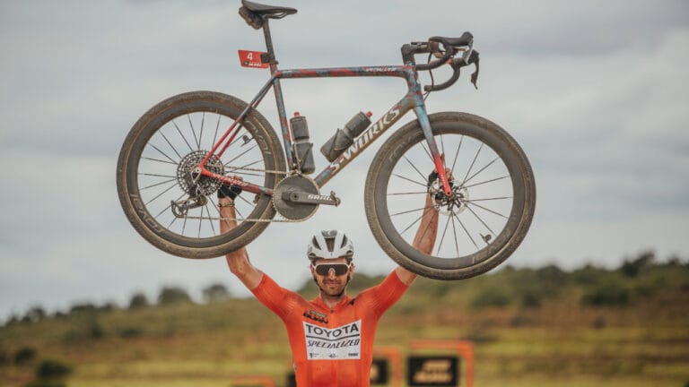 Matt Beers wins the inaugural Nedbank Gravel Burn event in South Africa.
