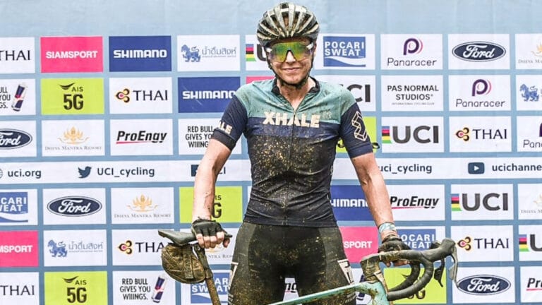 Caroline Livesey achieved another first this year by winning the UCI Dustman gravel race in Thailand.