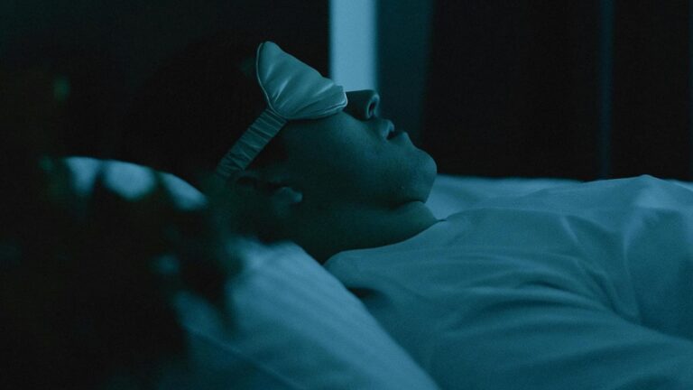 cyclist sleeping and recovering after training to improve performance and muscle repair
